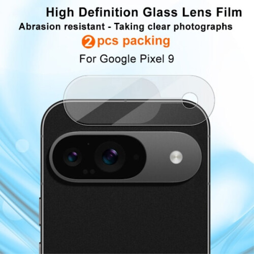 Imak 2 Pack Tempered Glass Camera Protector Google Pixel 9 Transparent 1