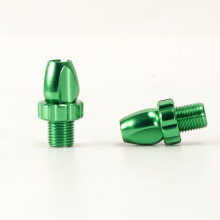 DAMIFU 2pcs Bicycle Brake Lever Adjusting Screws Bike Shifter Cable Adjuster Bolts M10 Green