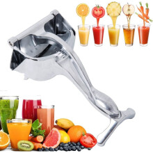 WAQIA Heavy Duty Manual Fruit Juicer Press, Stainless Steel Alloy Lemon Squeezer, Citrus Extractor Tool for Lemon Orange