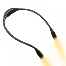 Lampe de lecture LED pour le cou, idéale pour lire au lit, bras flexibles, 3 niveaux de luminosité, longue durée de vie, parfaite pour la lecture,