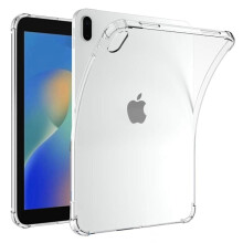Compatibel met iPad 10.9 (2022) / compatibel met iPad 10e generatie TPU-hoes met versterkte hoeken, transparant