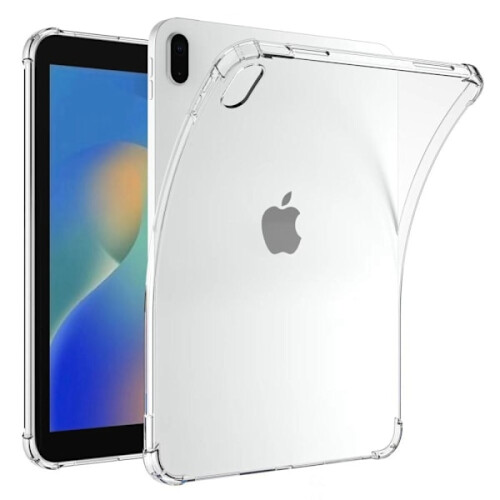 Compatível com iPad 10.9 (2022) / compatível com iPad de 10ª geração. Capa protetora de TPU com cantos reforçados e transparente.