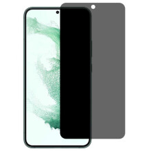 Paquete de 2 protectores de pantalla de privacidad de vidrio templado SKALO compatibles con Samsung Galaxy S22Plus - Negro