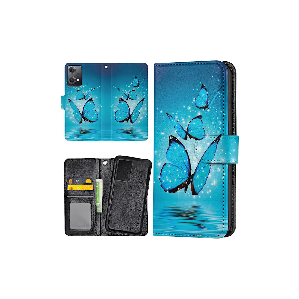 Compatible With Oneplus Nord Ce 2 Lite 5G - Wallet Case/Case Glittering Butterflies 9425574753113