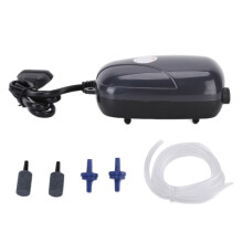 Oxygen Pump Small Professional Silent Oxygen Pump Aquarium Air Pump EU Plug 220V for Fish Farming Double Hole
