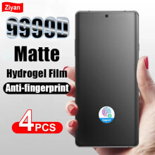 4 láminas de hidrogel mate compatibles con Samsung Galaxy S24, S23, S22, S21, Note20Ultra, S20FE, S10Plus, A13 4G, A33, A73, A53 5G