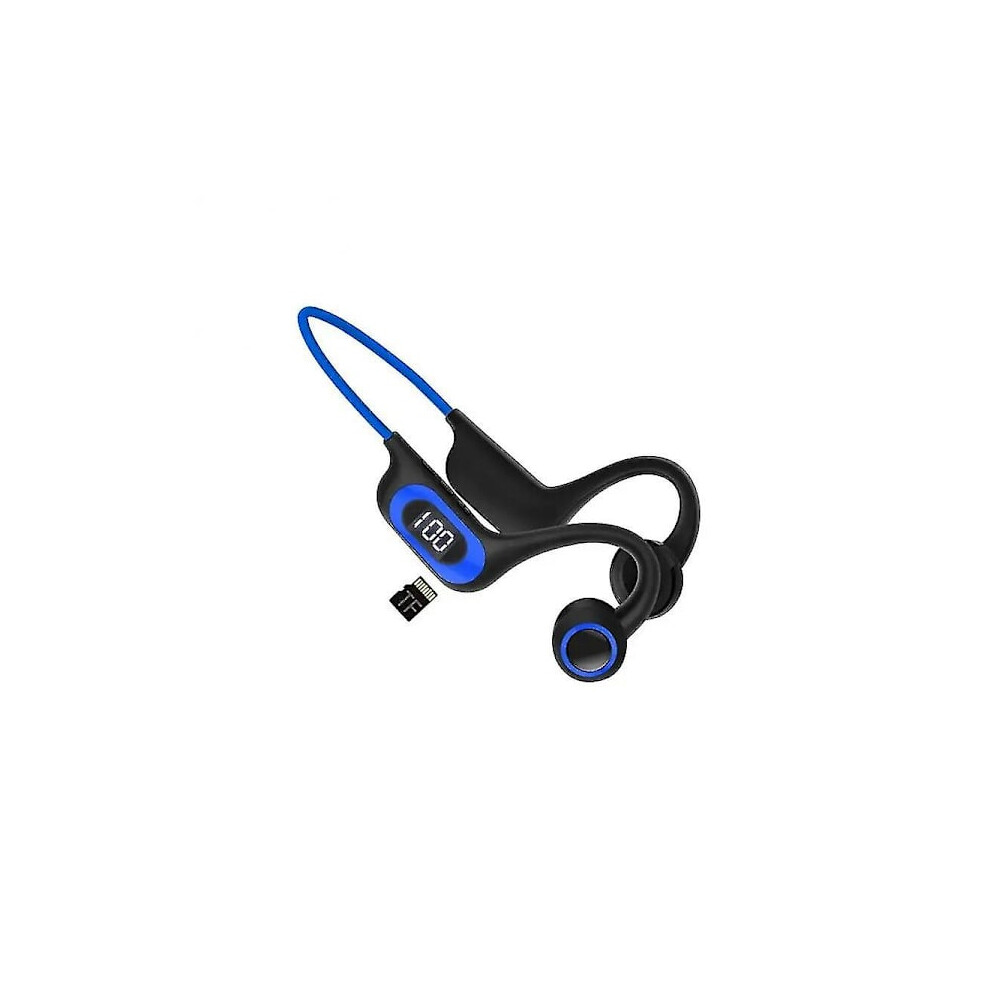 Wireless Tooth Headphones With Bone Conduction, Waterproof, For Sports, Noise Cancelling, 2023 Blue 9425574753267