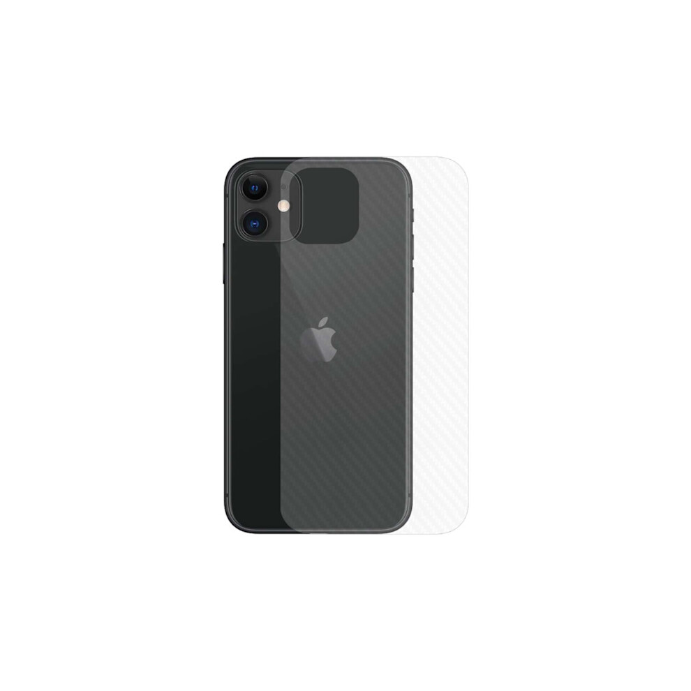 Compatible With Iphone 12 Mini Carbon Fiber Vinyl Skin Decal Protective Film Back Carbon Transparent 9425574753106