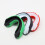 Paradenti elastici Cooll resistenti con custodia, colore nero e bianco 3