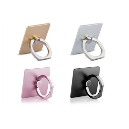 Smartphone Finger Holder - Square Silver 2