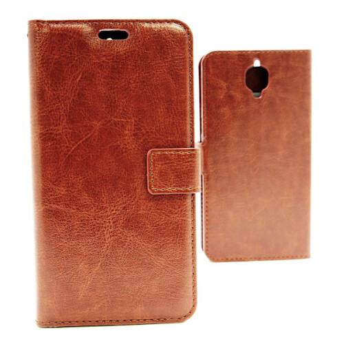 Crazy Horse Wallet kompatibel mit OnePlus3Brown 2