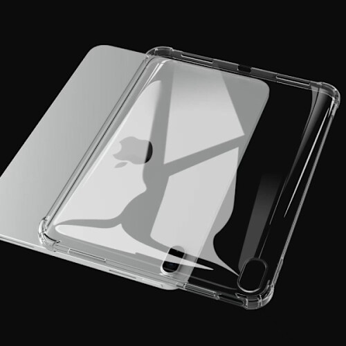 Compatível com iPad 10.9 (2022) / compatível com iPad de 10ª geração. Capa protetora de TPU com cantos reforçados e transparente. 2