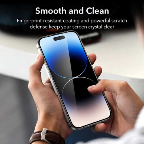 Συμβατό με iPhone15, Σκληρυμένο γυαλί 0,26 χιλ. 2,5 D 9H, Διαφανές πλήρους καρέ 2