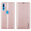 Συμβατό με το Huawei P Smart Z - Καλοσχεδιασμένη θήκη Hanman Wallet Rose Red 5