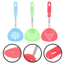 Haoma Lot de 3 spatules ergonomiques pour wok, spatules de cuisine résistantes à l'usure