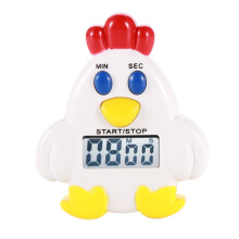 Cronometru de bucătărie cu desene animate - Cronometru de bucătărie electronic LCD digital cu numărătoare inversă, drăguț, pentru gătit și