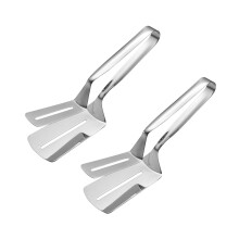 Pince à steak en acier inoxydable 304 pour barbecue, pince à poisson grillé, pince à pain, pince à crêpes, pince à poisson pour barbecue
