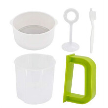 1 passoire alimentaire, filtre à yaourt, filtre à lait de soja, filtre à jus, filtre à thé