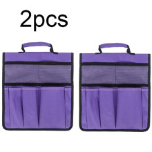 2 PACK Garden Kneeler Folding Seat Tools Bag Work Portable Cart Storage Pouch Kneeling Side Pockets