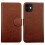 Compatible con iPhone 12 Mini - Funda de cuero / Protección marrón 2