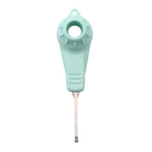 Ouvre-couvercle facile à utiliser (1 pièce) - Outil pour déchirer le film plastique des sachets de gelée et des boîtes de yaourt