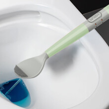 Toilettenbürste und Halter mit langem Griff, geeignet für die Reinigung der Toilettenschüssel im Badezimmer