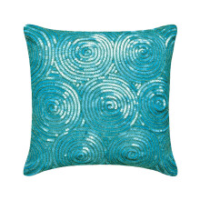 HomeCentric Kussensloop 12x12 inch (30x30 cm) Set van 2 - Zwart kunstleer met metallic rode strepen, kleurblokdesign