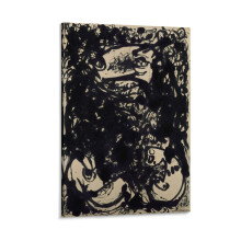 Reproduction abstraite de Jackson Pollock, 40 x 60 cm (16 x 24 pouces), peinture sur toile, affiche décorative pour le salon