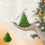 Vela aromática de árvore de Natal, pequenos enfeites para decoração de casa, presente - Compatível com o Natal 1