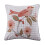 Levtex Home - Pippa - Διακοσμητικό μαξιλάρι (12x24 ίντσες) - Gingham για πουλιά - Σομόν, Ρουζ, Ροζ, 1