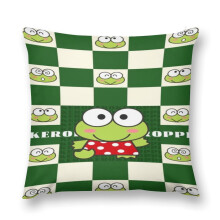 Kero Kero Keroppi Pluche Kussensloop, Meerdere Maten, Ultracomfortabel Kussen, Anti-aanslag, Beschermhoes