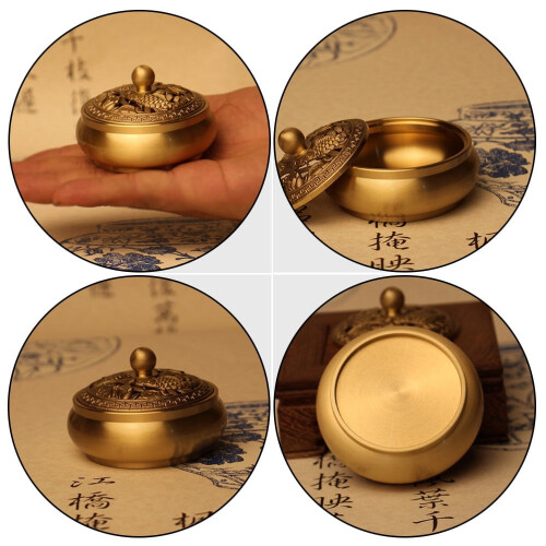 Brûleur d'encens d'intérieur en laiton (1 pièce) 2