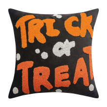 HKUKY Halloween geborduurde kussenslopen voor thuis, woonkamer, bank, feestelijke sfeer decoratie, Halloween serie kussenhoezen