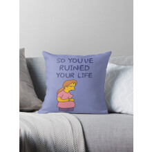 Zabawna poszewka na poduszkę inspirowana Simpsonami, 16x16 cali, nadruk dwustronny, kompatybilna z wystrojem sofy