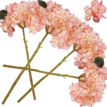1/2/4 stk. Kunstige blomsterdekorasjoner av vintage hortensia, falske blomster til blomsterhåndverk, brente falske blomsterarrangementer