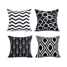 VOSS Sofa Taille Mode Auto Kussen 4 stuks Geometrische Decoratie Home Sierhoes Hoes