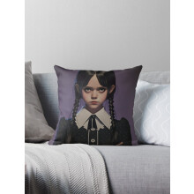 NIEUWE kussenslopen met Wednesday Addams-thema