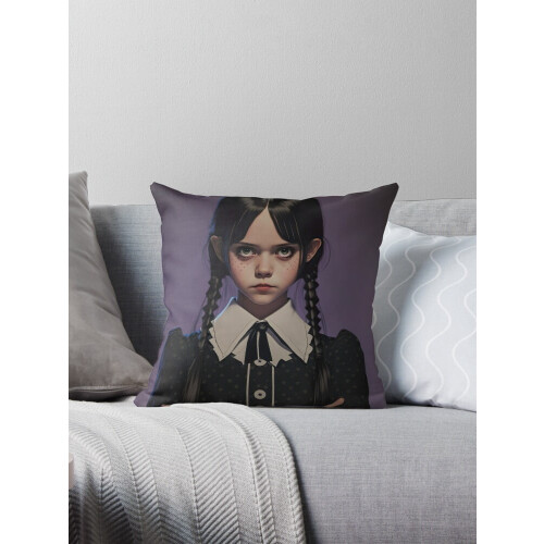 NYE Wednesday Addams-putetrekk