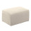 Ottomanenbezug, Fußhockerüberzug, Sofaschutz, Beige, Größe L (83–116 cm) 2