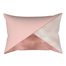 Opruiming Liuanngg Kingsize kussenslopen set van 2, roségoudroze, vierkante kussensloop voor woondecoratie (30 cm * 50 cm)