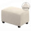 Ottomanenbezug, Fußhockerüberzug, Sofaschutz, Beige, Größe L (83–116 cm) 5