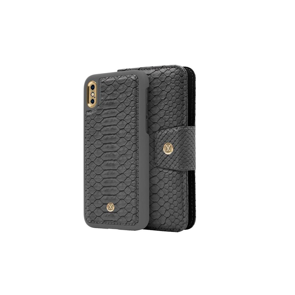 Compatible With Iphone Xs Max Marvãªlle Magnetic Case & Wallet Ash Grey 9083649936337