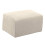 Ottomanenbezug, Fußhockerüberzug, Sofaschutz, Beige, Größe L (83–116 cm) 4