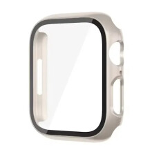 Tempered Glass + Case for compatible with Apple Watch 10 46mm, Ultra 2 49mm, iWatch 9/8/7/6/5/SE, Starlight Series 6/5/4/SE 40MM