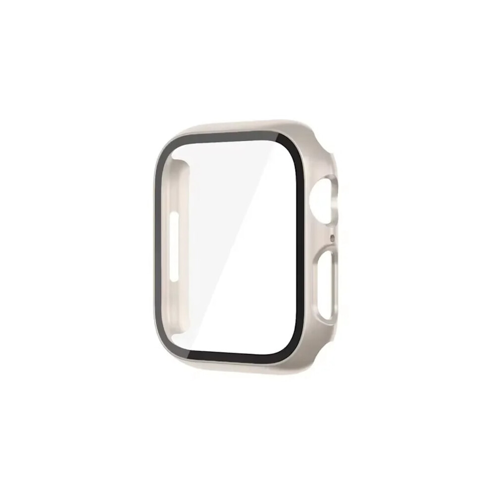 Tempered Glass + Case For Compatible With Apple Watch 10 46Mm, Ultra 2 49Mm, Iwatch 9/8/7/6/5/Se, Starlight Series 6/5/4/Se 40Mm 9083649936269
