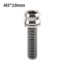 Bicycle ti alloy stem screws disc brake caliper brake seat brake handle screw Silver