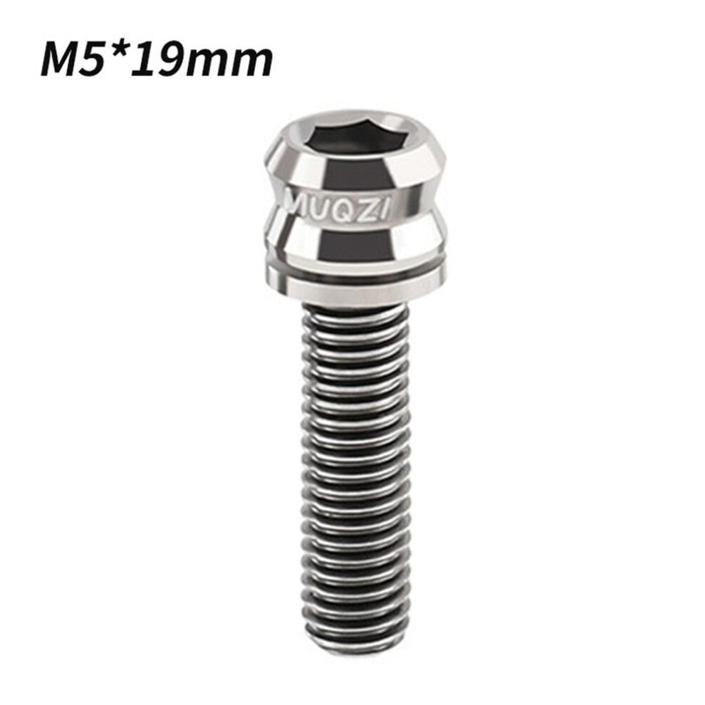 Bicycle Ti Alloy Stem Screws Disc Brake Caliper Brake Seat Brake Handle Screw Silver 9083649936603
