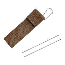 Folding Chopsticks Flatware Foldable Stainless Steel Chopsticks Small Tin Stainless Steel Collapsible Chopsticks Travel