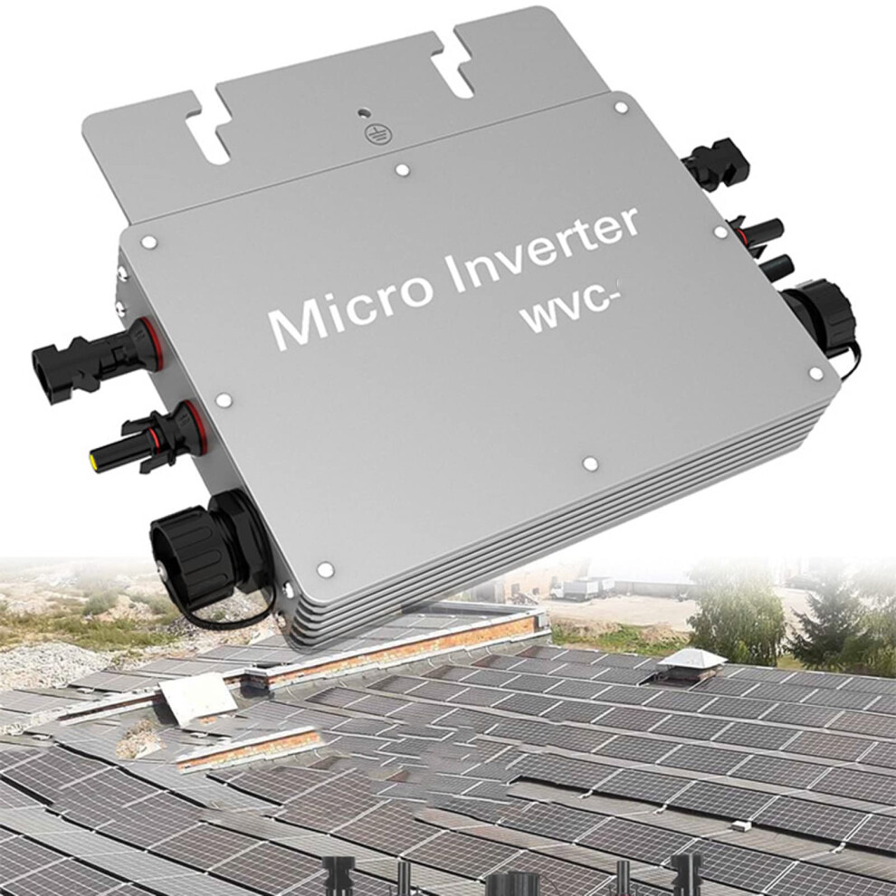 700W Mppt Solar Microinverter Grid Tie Inverter Ip65 Waterproof Wifi App Control 220V 9113335016354
