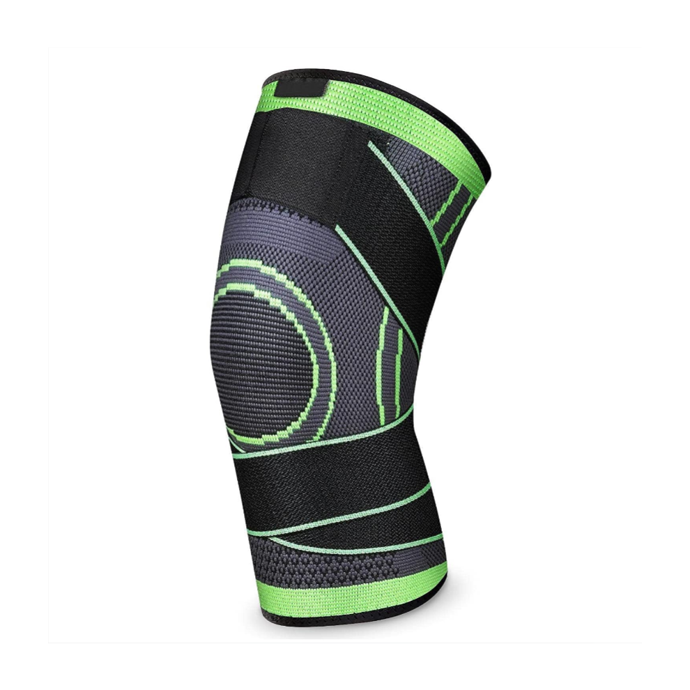 Knee Brace for Running and Workout with 360 Protection, Adjustable Strap, Breathable Support